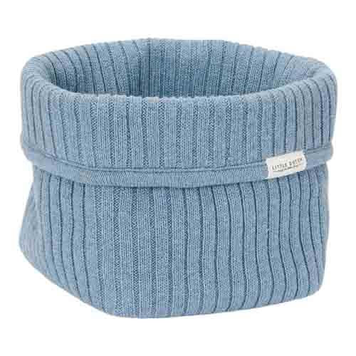 Kleiner gestrickter Warenkorb Pure Denim Blue kaufen?