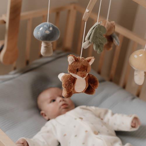 Holz Musikmobile - Blau - Forest Friends  Holz Musikmobile - Blau - Forest Friends