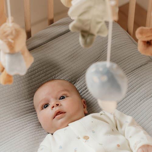 Wooden Music Mobile - Blue - Forest Friends  Wooden Music Mobile - Blue - Forest Friends