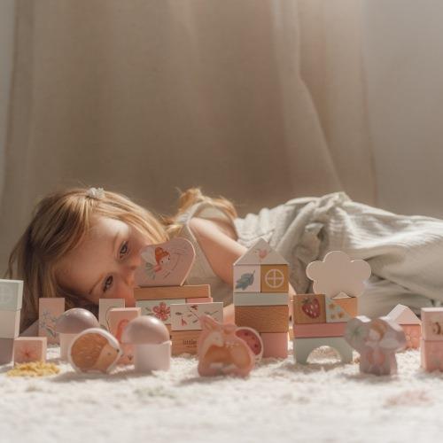 Blocs de construction - Rose - Fairy Garden  Blocs de construction - Rose - Fairy Garden