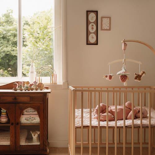 Wooden Music Mobile - Pink - Fairy Garden  Wooden Music Mobile - Pink - Fairy Garden