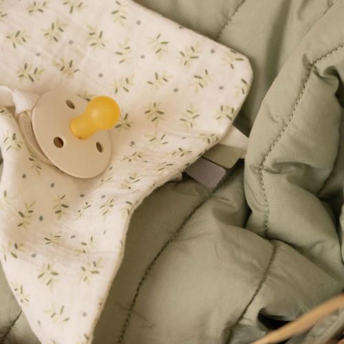 Pacifier cloth - Green - Essentials - Blueberry Leaves  Pacifier cloth - Green - Essentials - Blueberry Leaves