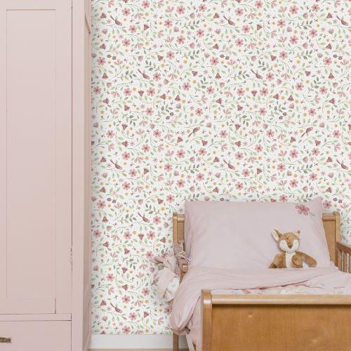 Papier peint intissé - Multicolore - Fairy Garden - Fairy Wonders  Papier peint intissé - Multicolore - Fairy Garden - Fairy Wonders