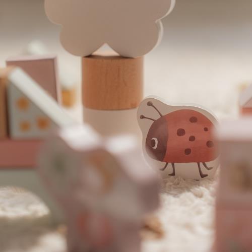 Blocs de construction - Rose - Fairy Garden  Blocs de construction - Rose - Fairy Garden