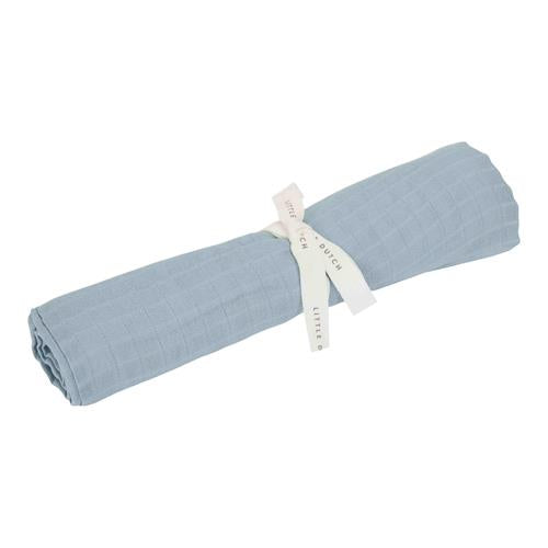 Swaddle - Blue - Size 120 cm - Essentials  Swaddle - Blue - Size 120 cm - Essentials