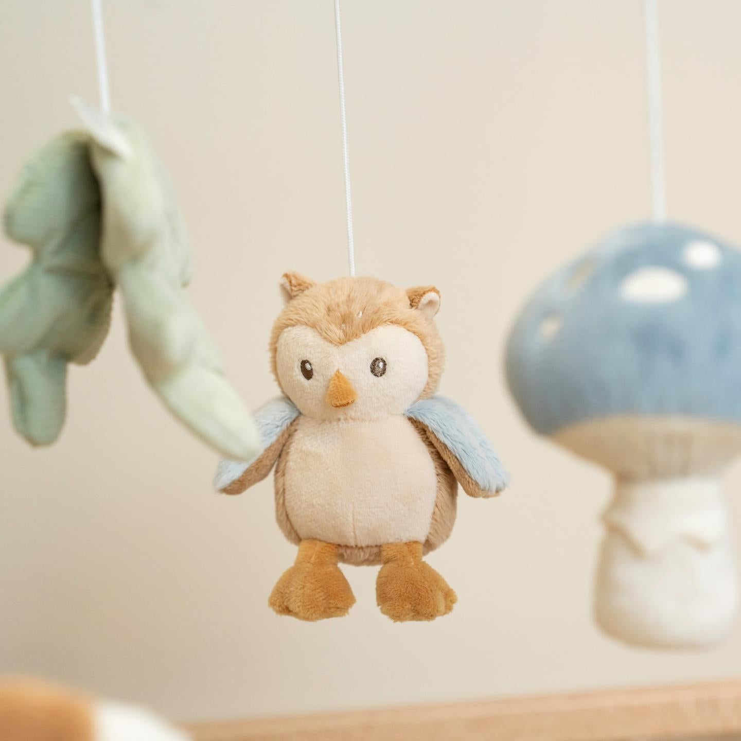 Wooden Music Mobile - Blue - Forest Friends  Wooden Music Mobile - Blue - Forest Friends