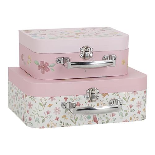 Suitcase - Pink - Fairy Garden  Suitcase - Pink - Fairy Garden