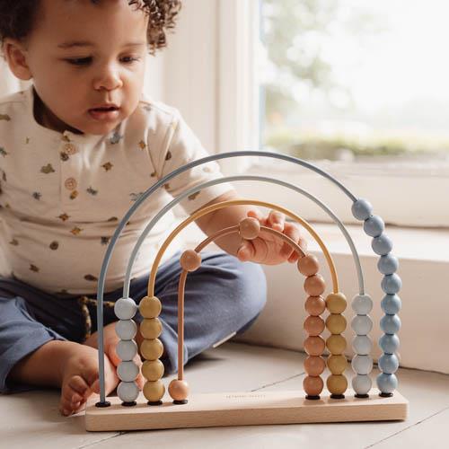 Abacus arc-en-ciel - Bleu - Forest Friends  Abacus arc-en-ciel - Bleu - Forest Friends