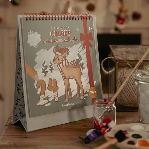 Malbuch Adventskalender - Mehrfarbig  Malbuch Adventskalender - Mehrfarbig