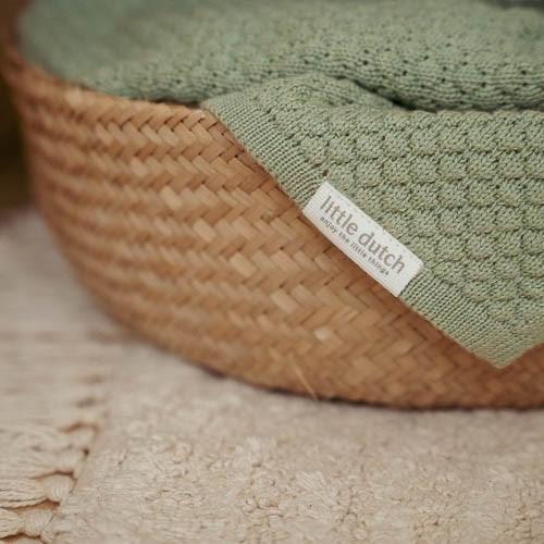 Crib blanket - Green - Essentials  Crib blanket - Green - Essentials
