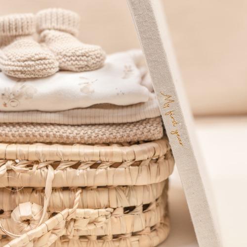 Baby book - Beige - Baby Bunny  Baby book - Beige - Baby Bunny