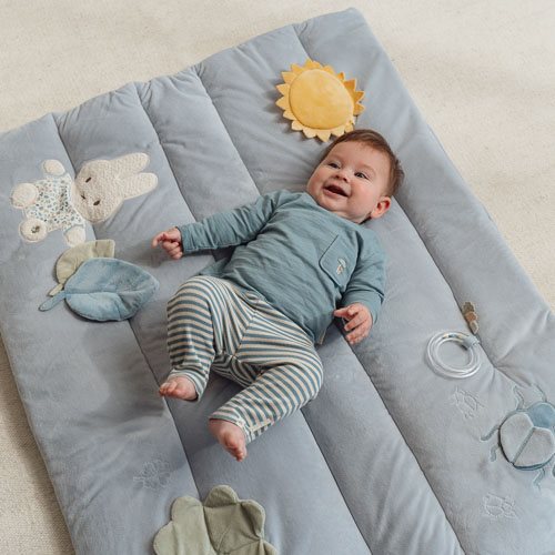 miffy Spieldecke - Blau - Lucky Leaves  miffy Spieldecke - Blau - Lucky Leaves