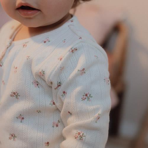 One-piece pajama - White - Fairy Garden - Fairy Blossom  One-piece pajama - White - Fairy Garden - Fairy Blossom