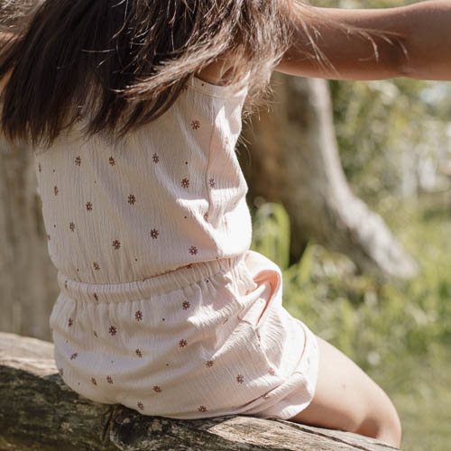 Short garden suit - Pink - Fairy Garden  Short garden suit - Pink - Fairy Garden