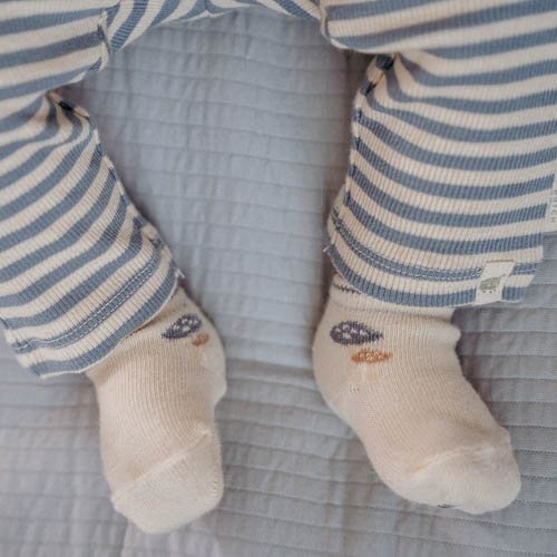 Pantalon - Bleu - Forest Friends - Rayure  Pantalon - Bleu - Forest Friends - Rayure