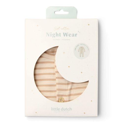 Pyjama une pièce - Sable - Rayé  Pyjama une pièce - Sable - Rayé