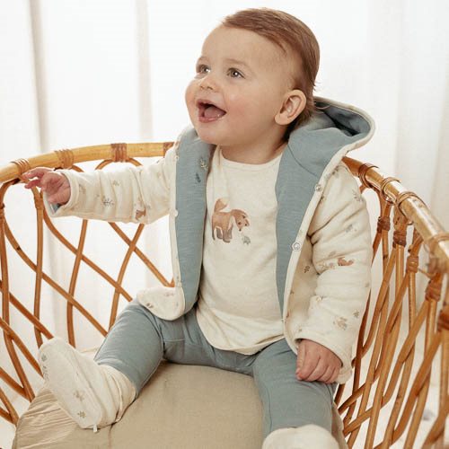 Pants - Blue - Forest Friends Pants - Blue - Forest Friends