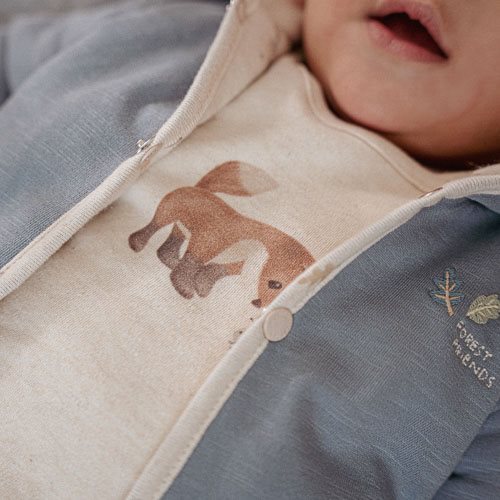 Shirt long sleeve - Sand - Forest Friends - Little Fox  Shirt long sleeve - Sand - Forest Friends - Little Fox
