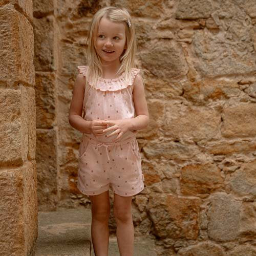 Short garden suit - Pink - Fairy Garden  Short garden suit - Pink - Fairy Garden