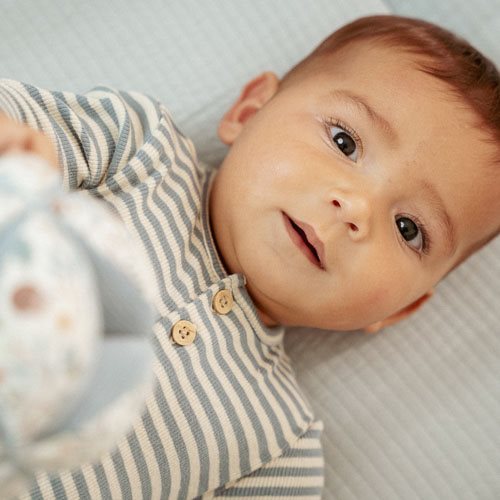 Chemise à manches longues - Bleu - Forest Friends - Rayure  Chemise à manches longues - Bleu - Forest Friends - Rayure