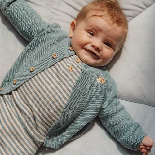 Chemise à manches longues - Bleu - Forest Friends - Rayure  Chemise à manches longues - Bleu - Forest Friends - Rayure