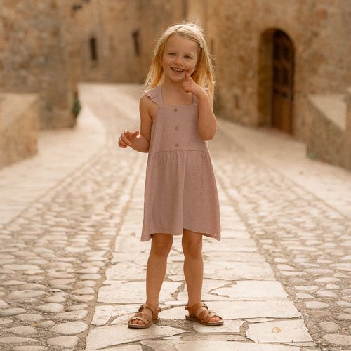 Jurk mouwloos - Paars - Fairy Garden Jurk mouwloos - Paars - Fairy Garden