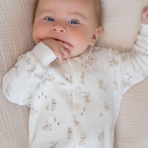 Combinaison - Blanc - Newborn Naturals - Bébé Lapin  Combinaison - Blanc - Newborn Naturals - Bébé Lapin