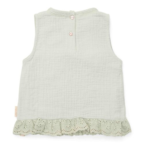 Blouse mouwloos - Groen - Fairy Garden Blouse mouwloos - Groen - Fairy Garden