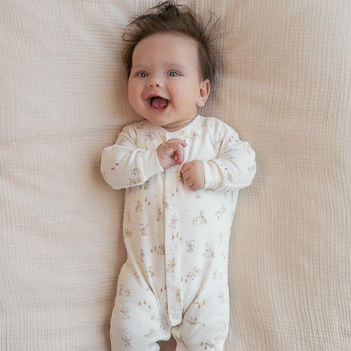 Combinaison - Blanc - Newborn Naturals - Bébé Lapin  Combinaison - Blanc - Newborn Naturals - Bébé Lapin