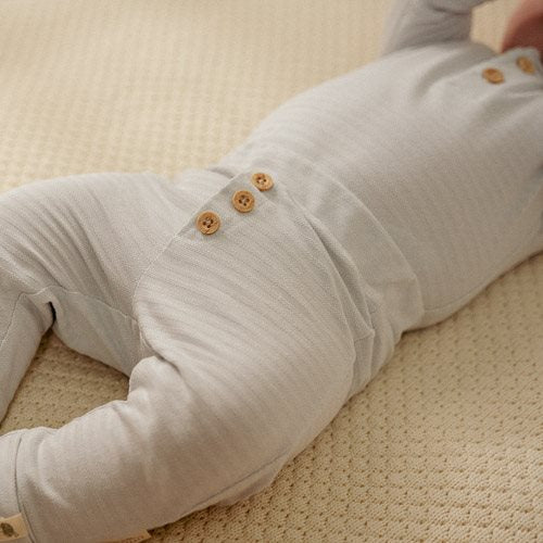 Pantalon - Bleu - Forest Friends - Rayé  Pantalon - Bleu - Forest Friends - Rayé