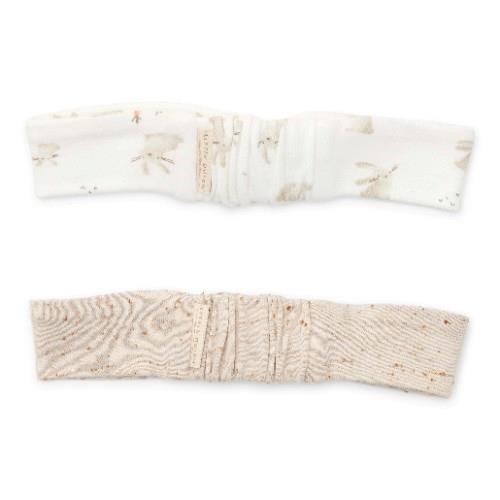 2-pack haarbanden - Zand - Newborn Naturals - Baby Bunny 2-pack haarbanden - Zand - Newborn Naturals - Baby Bunny