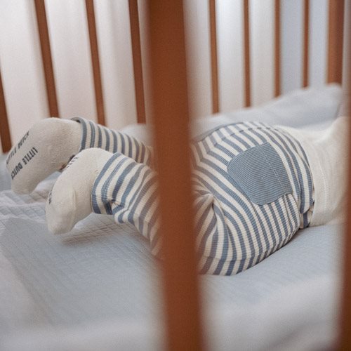 Pantalon - Bleu - Forest Friends - Rayure  Pantalon - Bleu - Forest Friends - Rayure