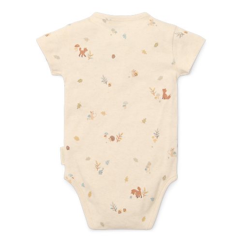 Romper korte mouw - Zand - Forest Friends Romper korte mouw - Zand - Forest Friends
