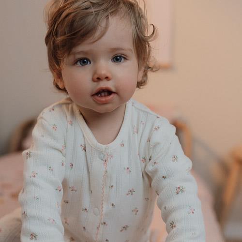 One-piece pajama - White - Fairy Garden - Fairy Blossom  One-piece pajama - White - Fairy Garden - Fairy Blossom