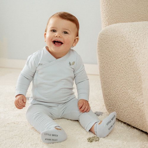 Pantalon - Bleu - Forest Friends - Rayé  Pantalon - Bleu - Forest Friends - Rayé