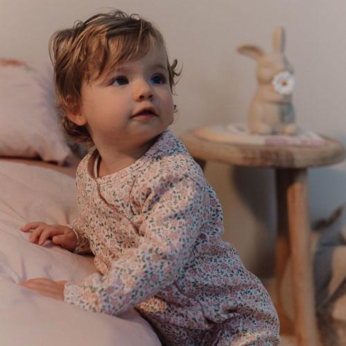 Pyjama une pièce - Rose - Fairy Garden - Fairy Floral  Pyjama une pièce - Rose - Fairy Garden - Fairy Floral