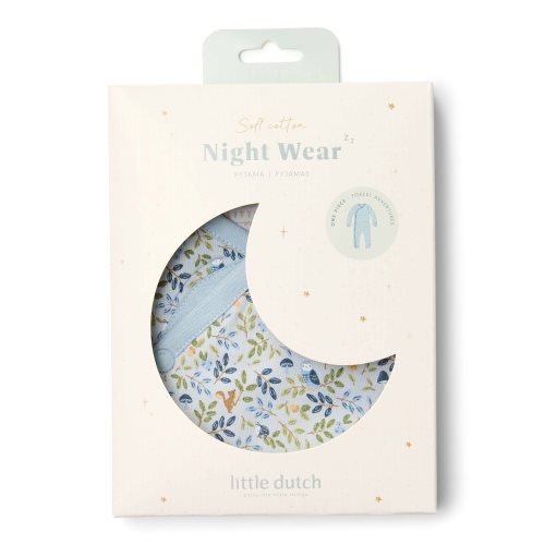 One-piece pajamas - Blue - Forest Friends - Forest Adventure  One-piece pajamas - Blue - Forest Friends - Forest Adventure