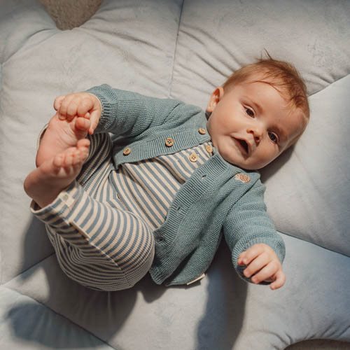 Chemise à manches longues - Bleu - Forest Friends - Rayure  Chemise à manches longues - Bleu - Forest Friends - Rayure