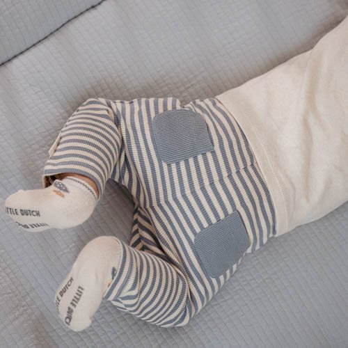 Pantalon - Bleu - Forest Friends - Rayure  Pantalon - Bleu - Forest Friends - Rayure