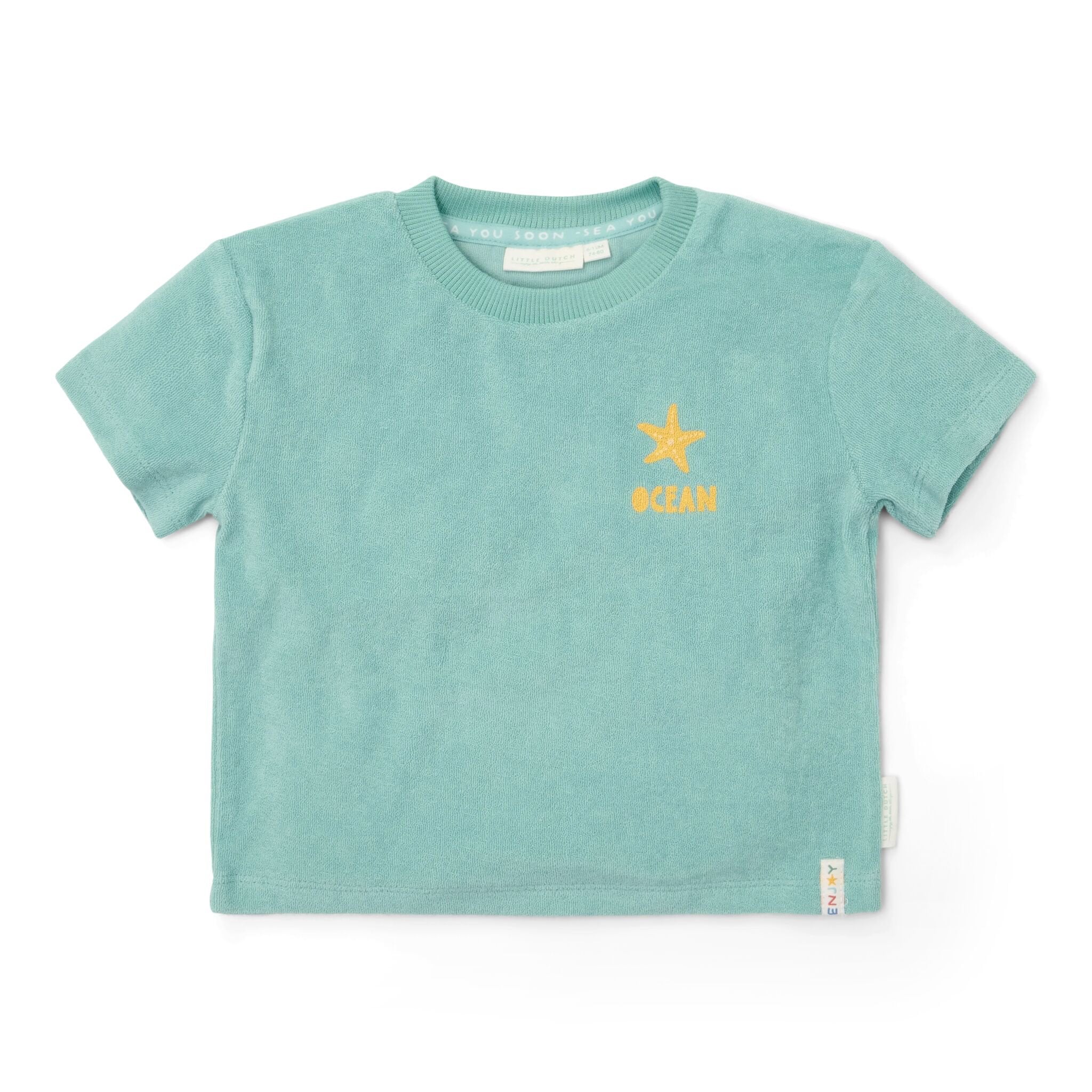 t-shirt-en-short-groen-seashells-and-stripes t-shirt-en-short-groen-seashells-and-stripes