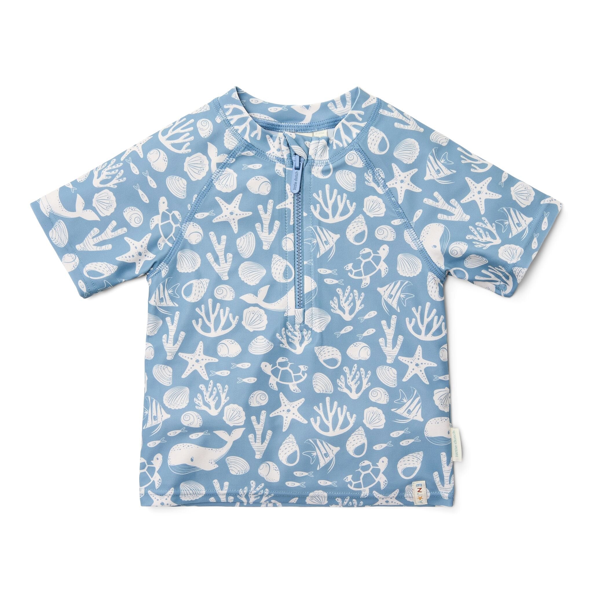 Swim shirt short sleeve - Light blue - Sea Life  Swim shirt short sleeve - Light blue - Sea Life
