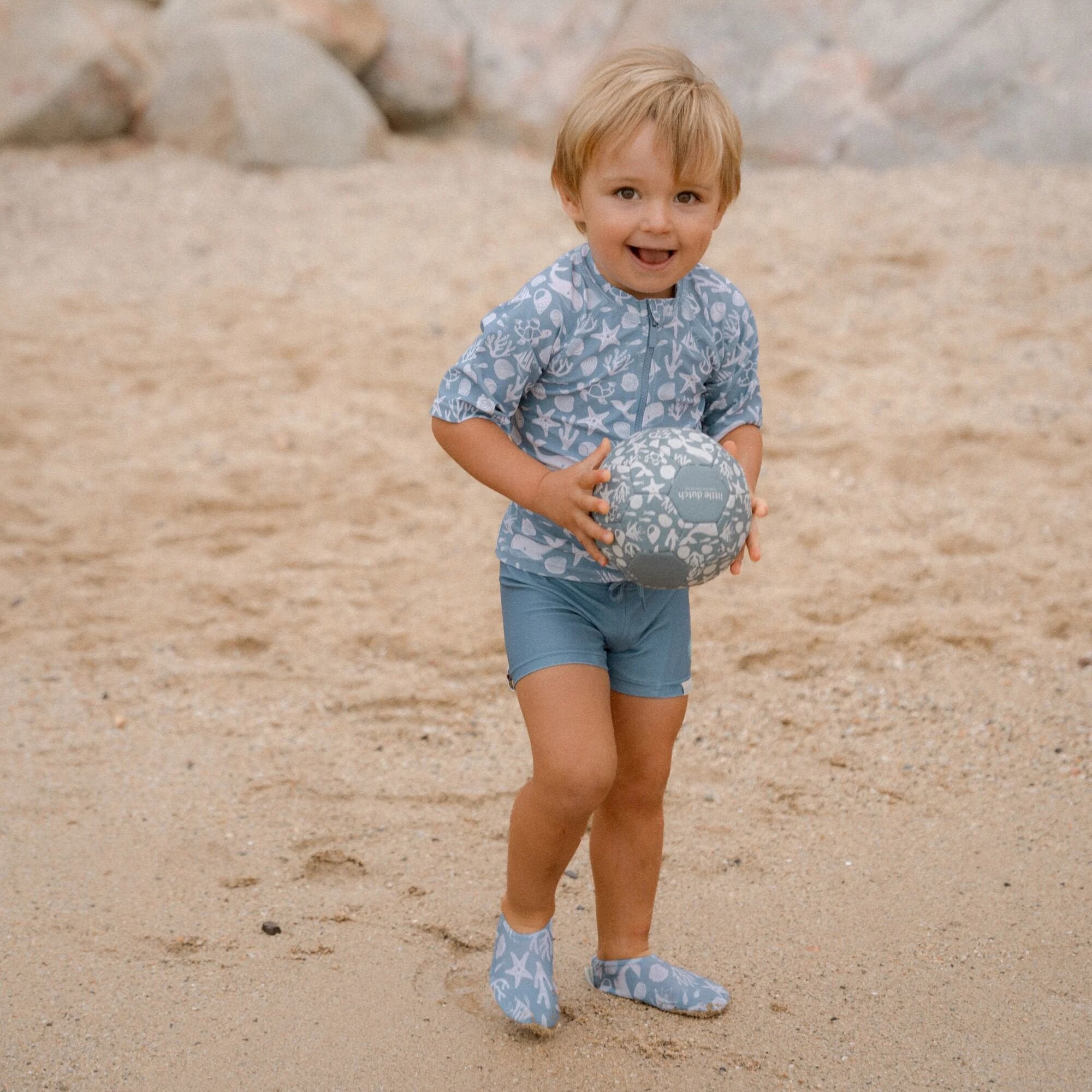 Swim shirt short sleeve - Light blue - Sea Life  Swim shirt short sleeve - Light blue - Sea Life
