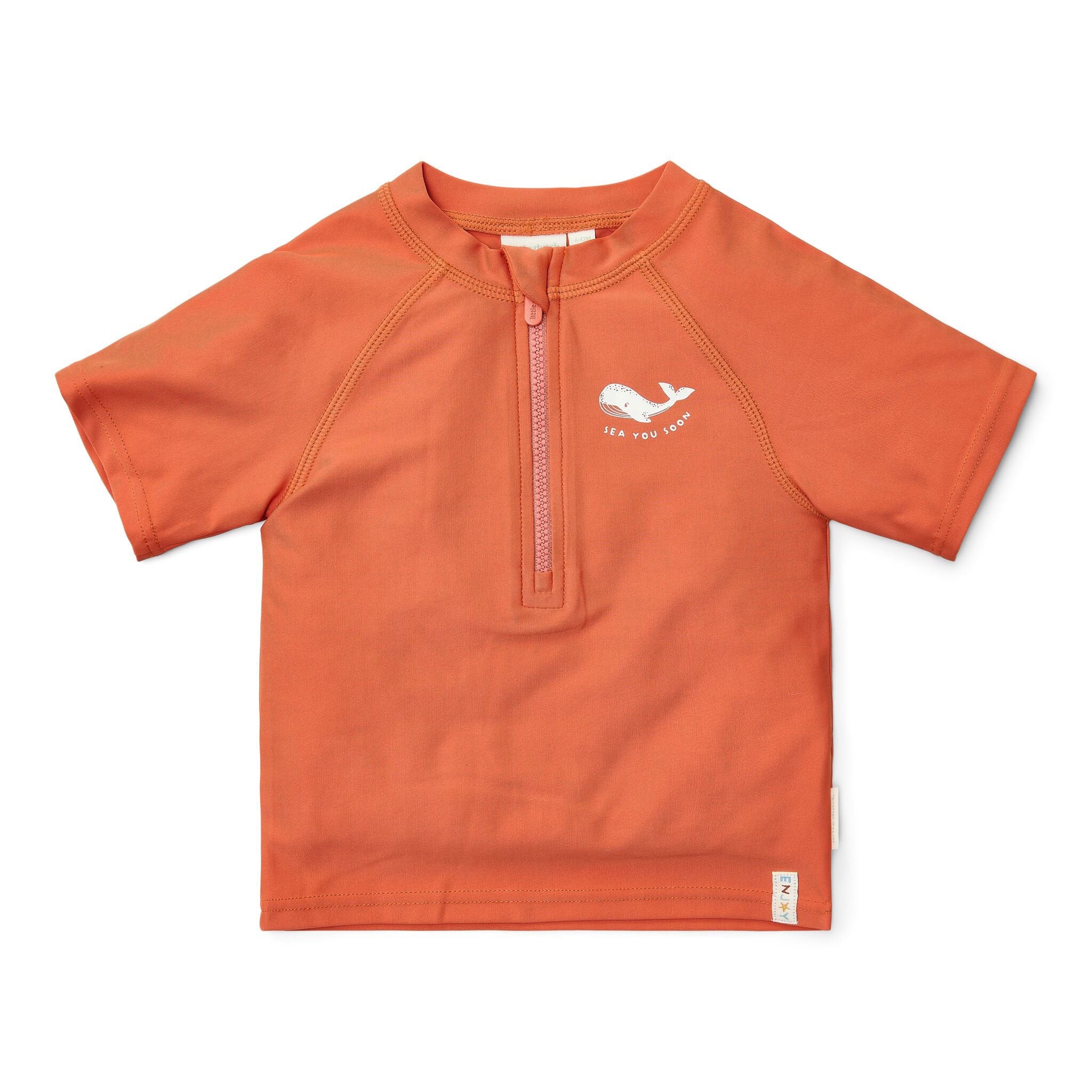 zwemshirt-korte-mouw-rood-sea-life zwemshirt-korte-mouw-rood-sea-life
