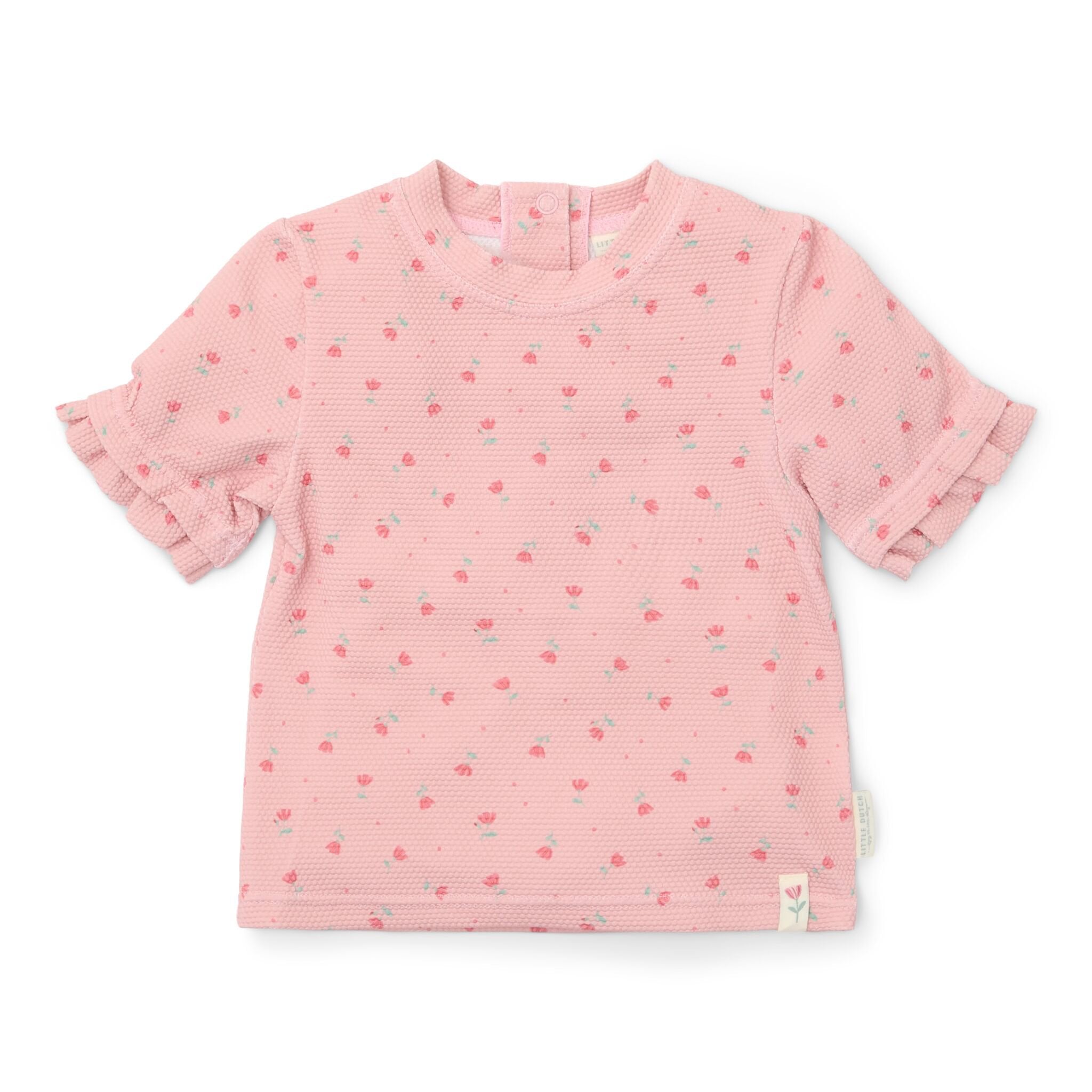 Swim shirt short sleeve - Light pink - Sunny Flowers  Swim shirt short sleeve - Light pink - Sunny Flowers