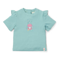 Schwimmshirt mit kurzen Ärmeln - Grün - Ozeanschätze