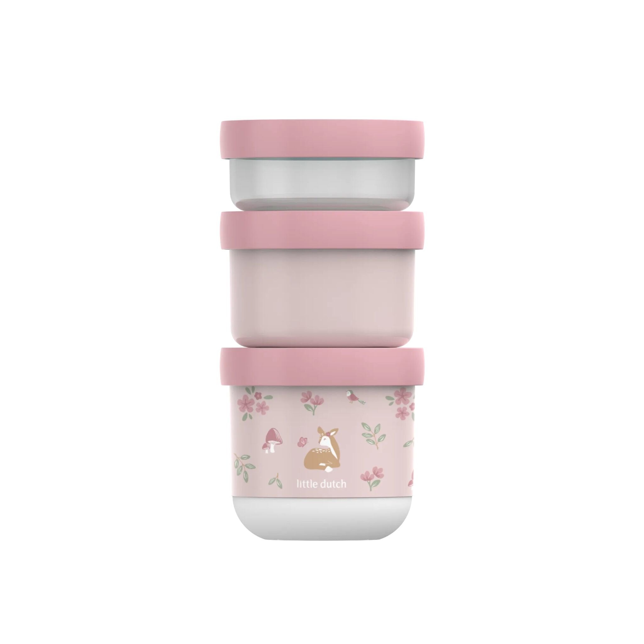 little dutch aufbewahrung Snackbox Stack 3-teilig Fairy Garden