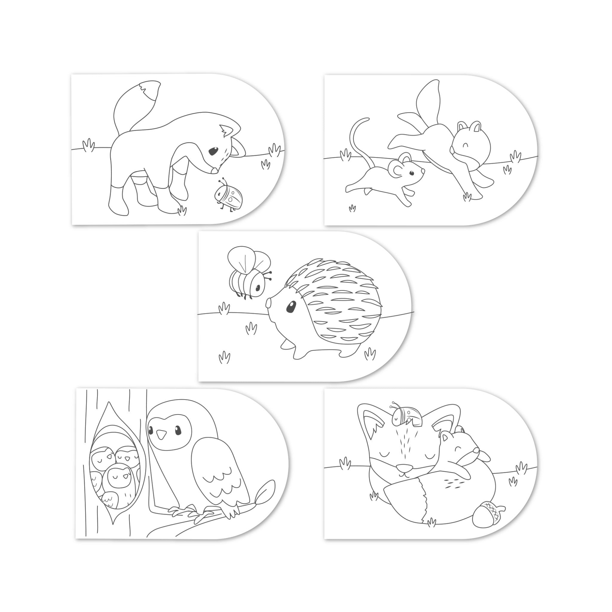 Malbuch Forest Friends  Malbuch Forest Friends