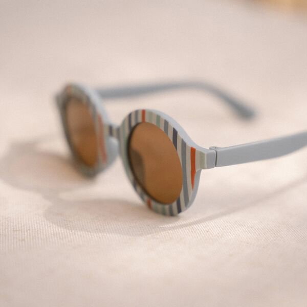 Lunettes de soleil pour enfants Rond Rayure  Lunettes de soleil pour enfants Rond Rayure