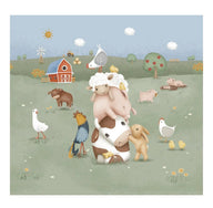 Photo wallpaper - Multicolored - Little Farm