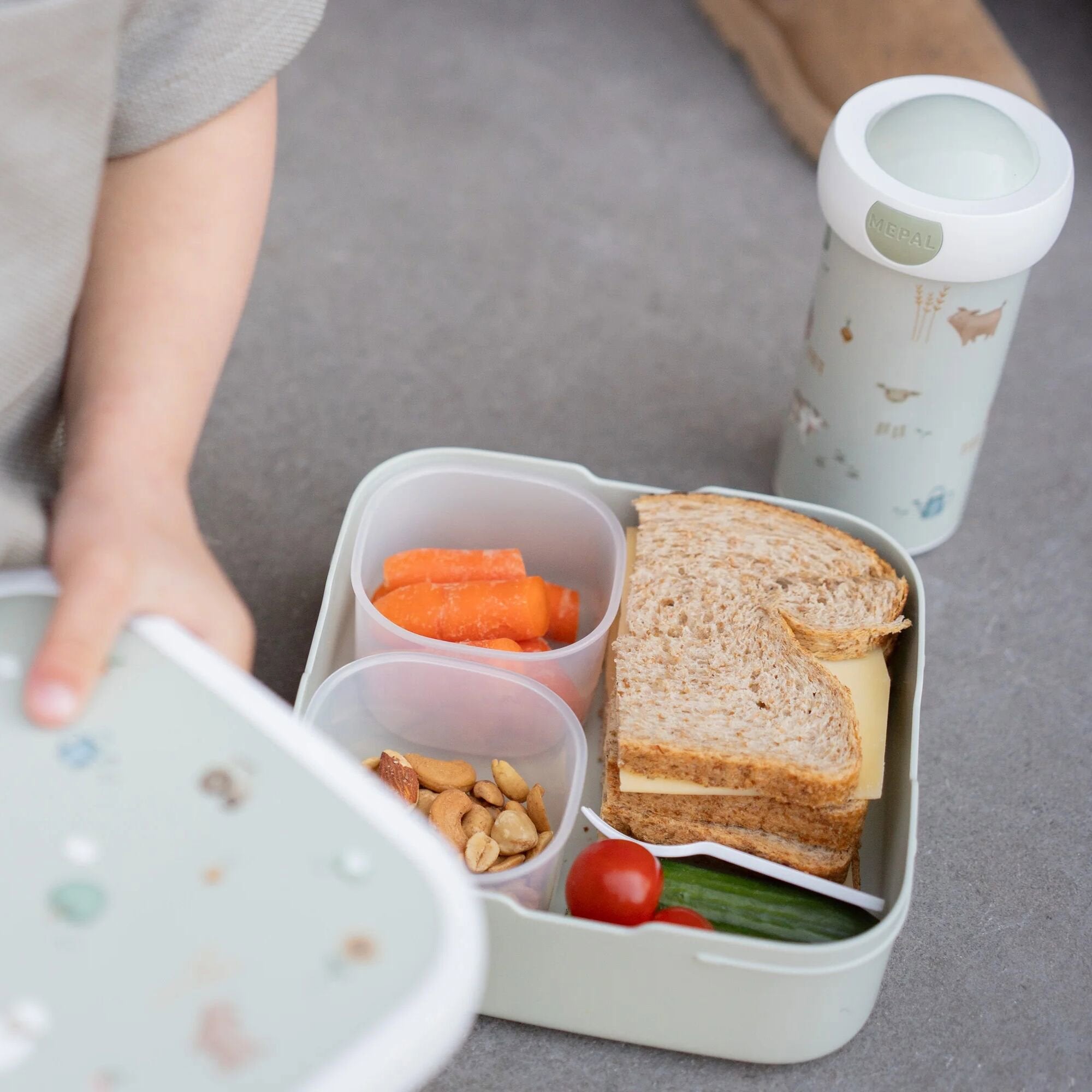 Bento lunchbox groot Little Farm Bento lunchbox groot Little Farm